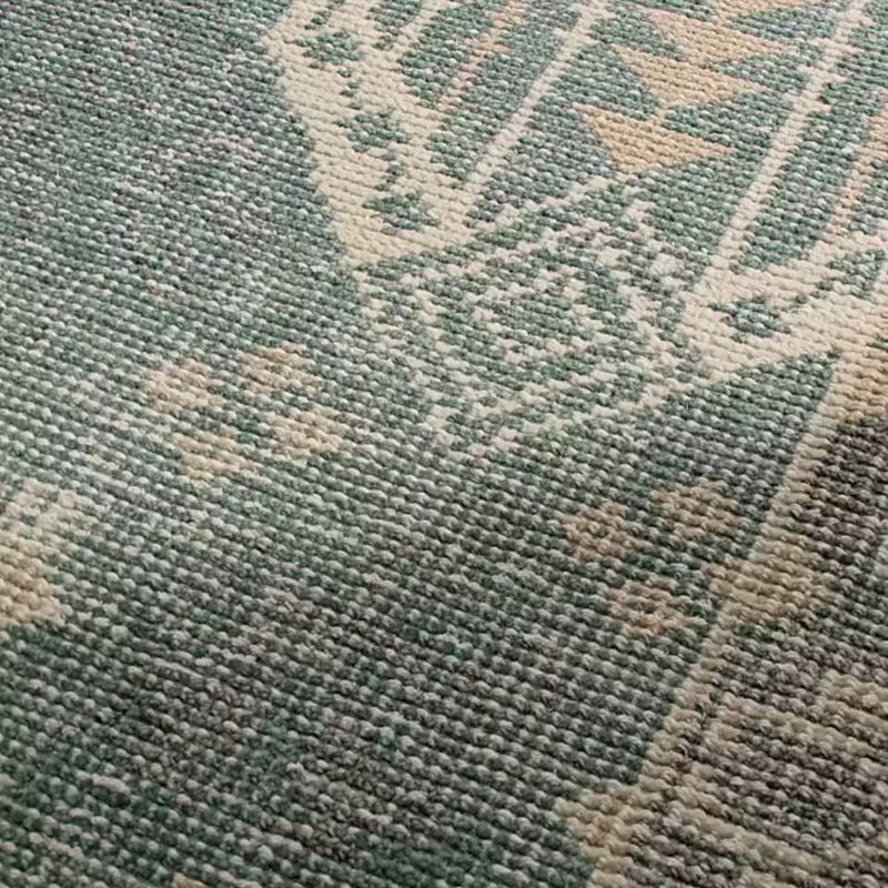 Play Cala Hand-Knotted Faded Teal New Zealand Wool Rug Swatch 12"x12" - video 1 of 1